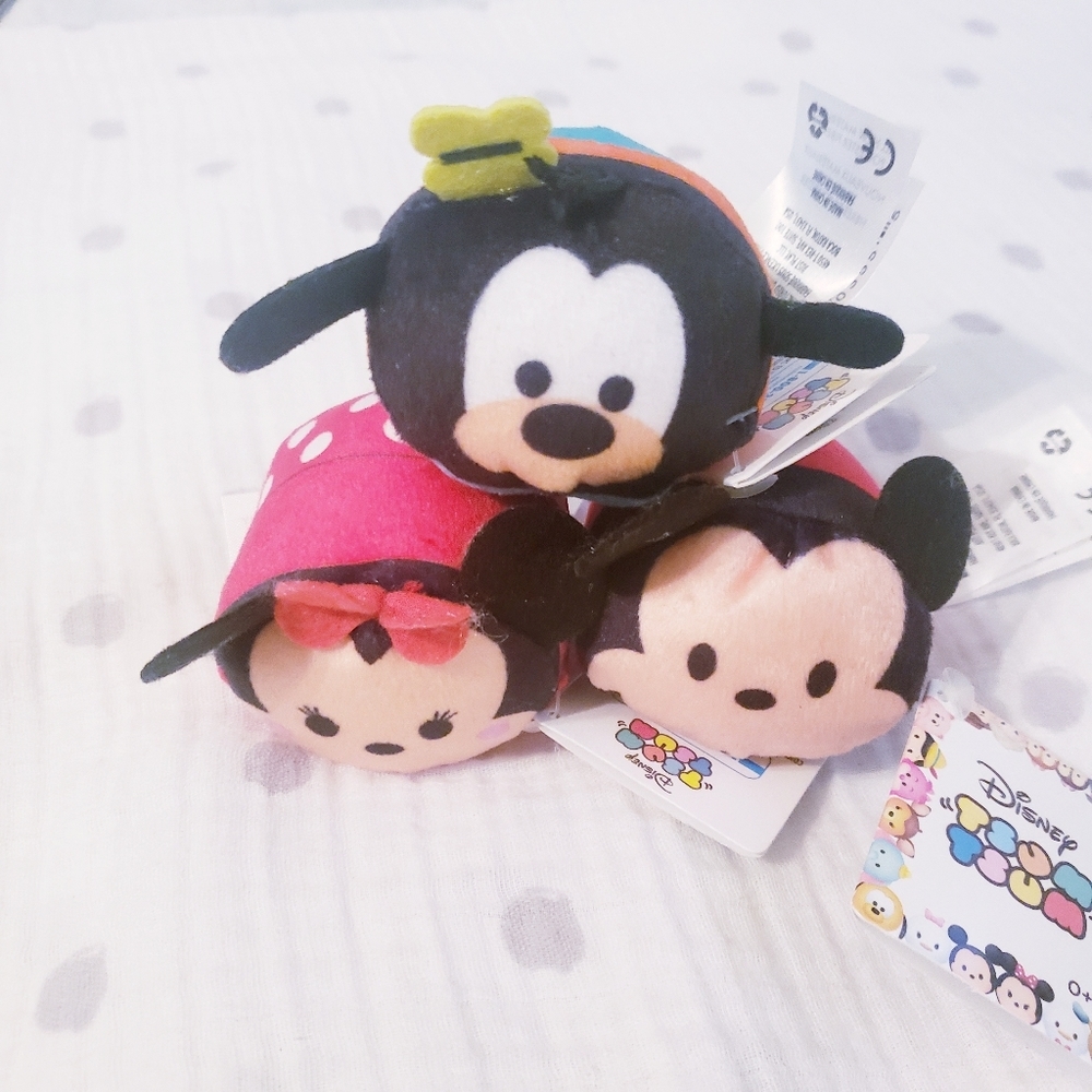 Disney's Mickey Mouse Mini Tsum Tsum Plush Stuffed Animals. NWT.